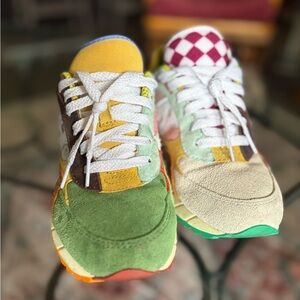 Saucony Colorful Patchwork Sneakers